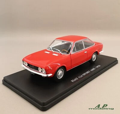 modellino auto scala 1/24 fiat 124 sport  1600 coupé del 1970 modellini vintage - Immagine 1 di 4