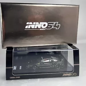 1/64 INNO64 Ferrari F40 LBWK Widbody Chrome Black 2023 IN64-LWBKF40-CHB - Picture 1 of 2