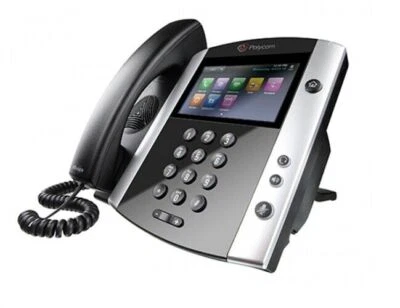 Polycom 2200-44600 VVX600 16 Line SIP PoE Business Phone w Bluetooth HD Voice - Image 1 of 2