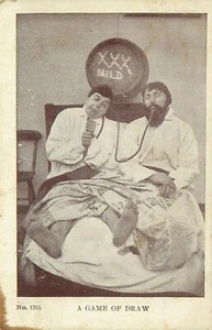 1912 Alcohólicos en la cama Compartir Booz Spigot Cómic Postal De Colección Juego de Dibujo - Imagen 1 de 2