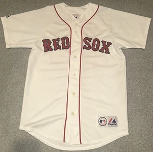 Mike Lowell Boston Red Sox White Home Majestic Jersey Men S - Picture 1 of 9