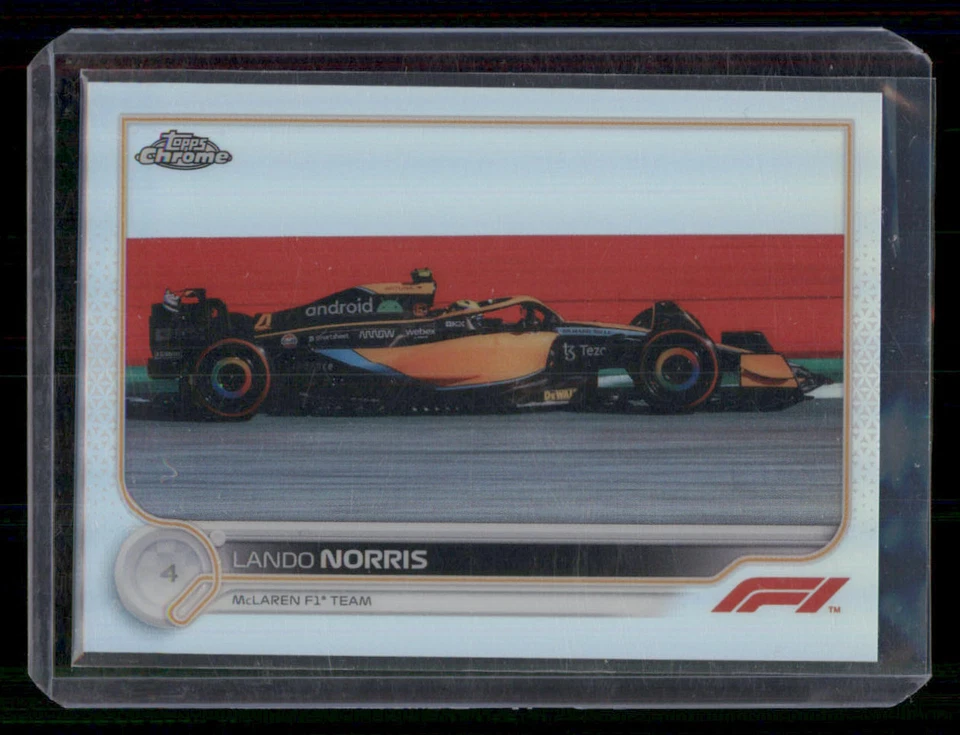 2022 Topps Chrome Formula 1 Refractors #119 Lando Norris CAR - Image 1 of 2