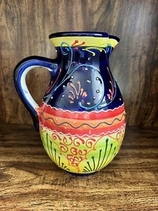 Keramik handbemalt in Spanien Antonio Ortiz Ruiz Krug 10 Zoll - Bild 1 von 7