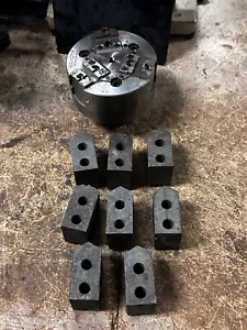 MACHINIST OfCe LATHE MILL 4 3/4" 3 Jaw Cushman Power Chuck With Hardinge Mount - Picture 1 of 17