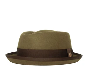 Goorin Bros Ryan Pointo Wool Fedora Olive 100-0237-OLI - Picture 1 of 1