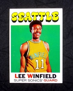 1971 Topps Set Break Lee Winfield #103 Seattle Supersonics en muy buen estado-excelente mancha de cera - Imagen 1 de 2