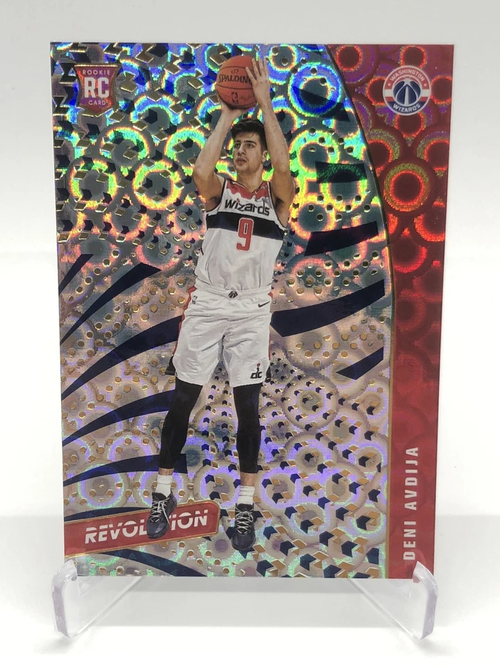 2020-21 PANINI REVOLUTION DENI AVDIJA GROOVE PARALLEL ROOKIE CARD RC #119  - Image 1 of 4