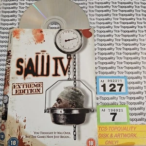 Saw IV DVD (2008) Tobin Bell, Bousman Disc And Artwork Only - Picture 1 of 1