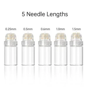 Hydra Needle 20Pin 0.25-1.5mm Microneedle Derma Stamp Skin Care Serum Applicator - Picture 1 of 7