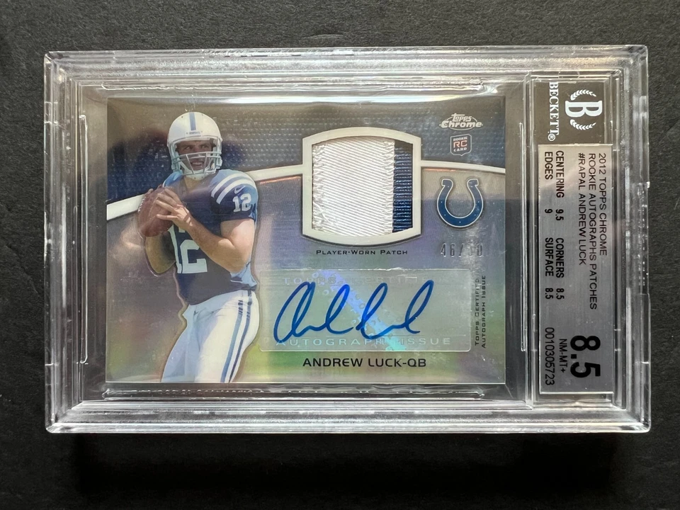 2012 Topps Chrome NFL Football Rookie Patch Jersey Auto RC RPA Sports Cards /50 - Image 1 of 1