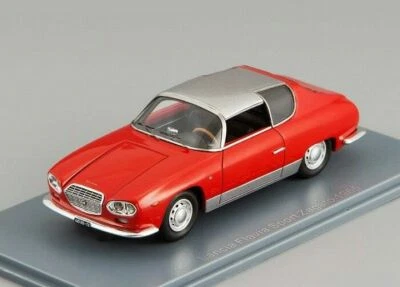 LANCIA FLAVIA SPORT ZAGATO 1965 ROJO PLATA MODELO A ESCALA NEO 45165 1/43 RESINA - Imagen 1 de 4