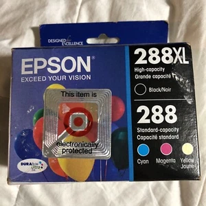 Epson 288XL Tintenpatrone Schwarz 288 Farbe Cyan Magenta Gelb ~ Original 08/2019 - Bild 1 von 5