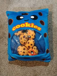 Pudding Plush Balls Bag Kitty Cat Doll Snack Pillow Stuffed Balls Comforting Toy - Picture 1 of 3