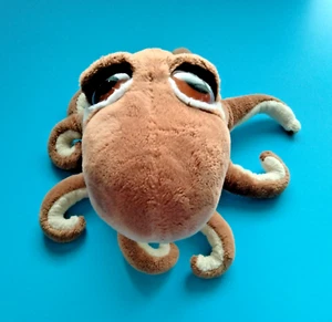 Octavius SUKi Gifts Intr. Brown Octopus Plush Big Plastic Brown Eyes Beanbag 9” - Picture 1 of 8