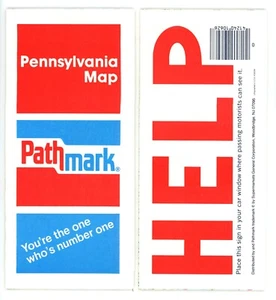 Vintage 1985 Pennsylvania Road Map – Pathmark Supermarkets - Picture 1 of 1