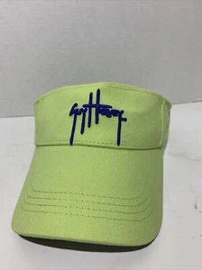 Guy Harvey Parasol Verde Neón Azul Emblema Sombrero de Pesca Bluewater Ajustable - Imagen 1 de 12