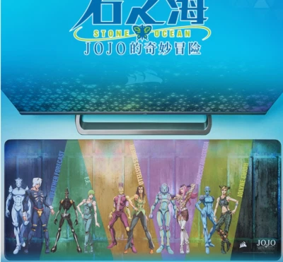 JoJo’s Bizarre Adventure Kujo Jotaro K70 RGB TKL PBT Mechanical Keyboard 87 Keys - Image 1 of 4