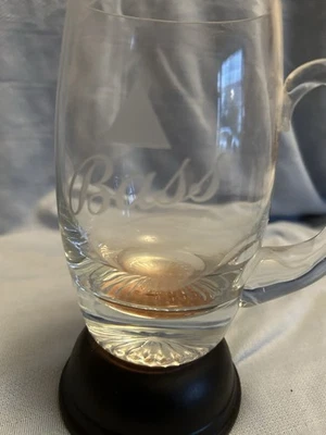 Vintage Bass Glass tankard Pint - Image 1 of 2