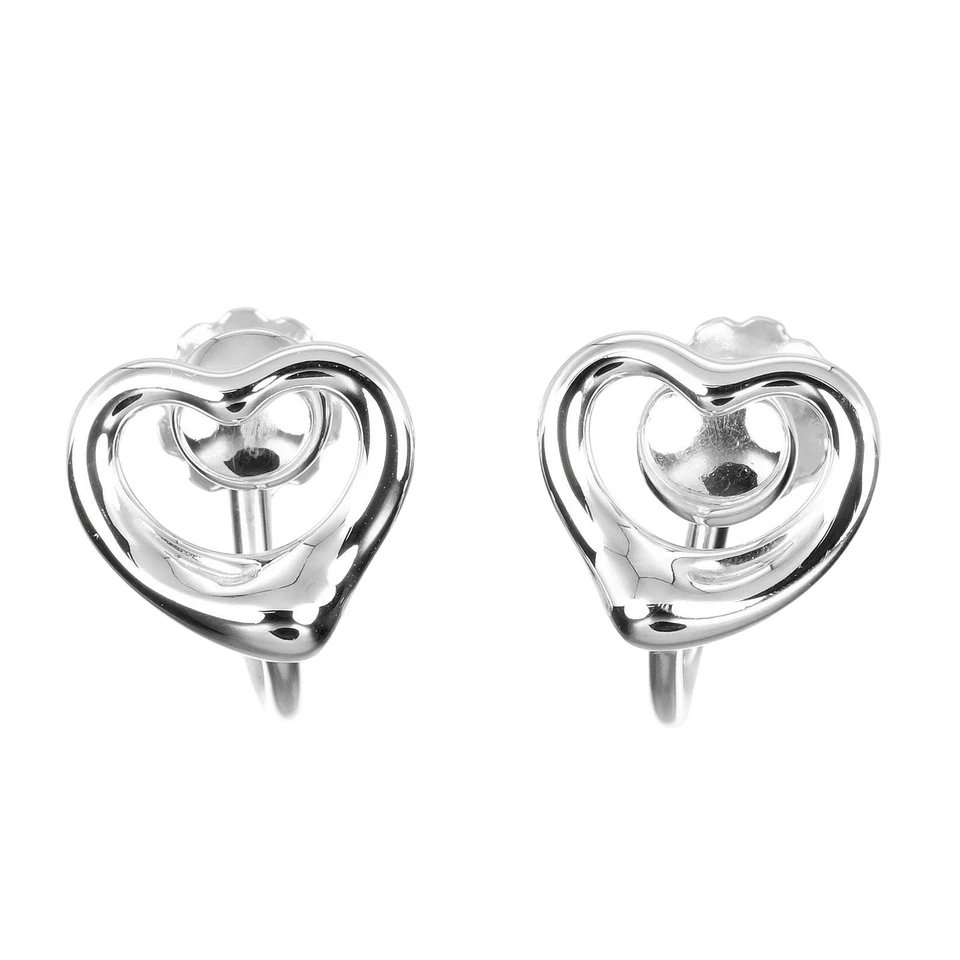 TIFFANY&Co. Pendiente corazón abierto plata 925 2,5 g mujer Foto 1 de 4
