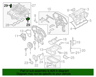 Nuevo adaptador de junta genuino Infiniti 16175JK21A OEM Foto 1 de 4