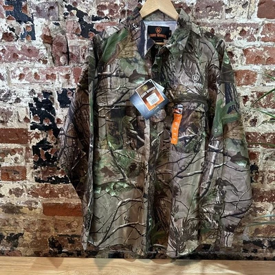 Game Winner Realtree Camo Shirt Mens XL Button Up Hunting Outdoors Cotton NWT - Image 1 of 4