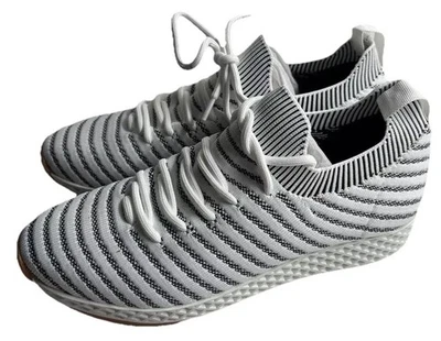 Urban Sport Sneakers By J/Slides Women’s Black White Knit Opy US 8M - Image 1 of 4