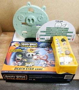 Angry Birds: Star Wars – Jenga Death Star Game Hasbro Complete Great Condition - Picture 1 of 12