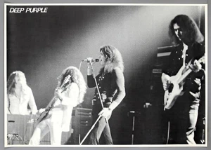 DEEP PURPLE – rare vintage original 1976 Warner-Pioneer promo poster - Picture 1 of 3