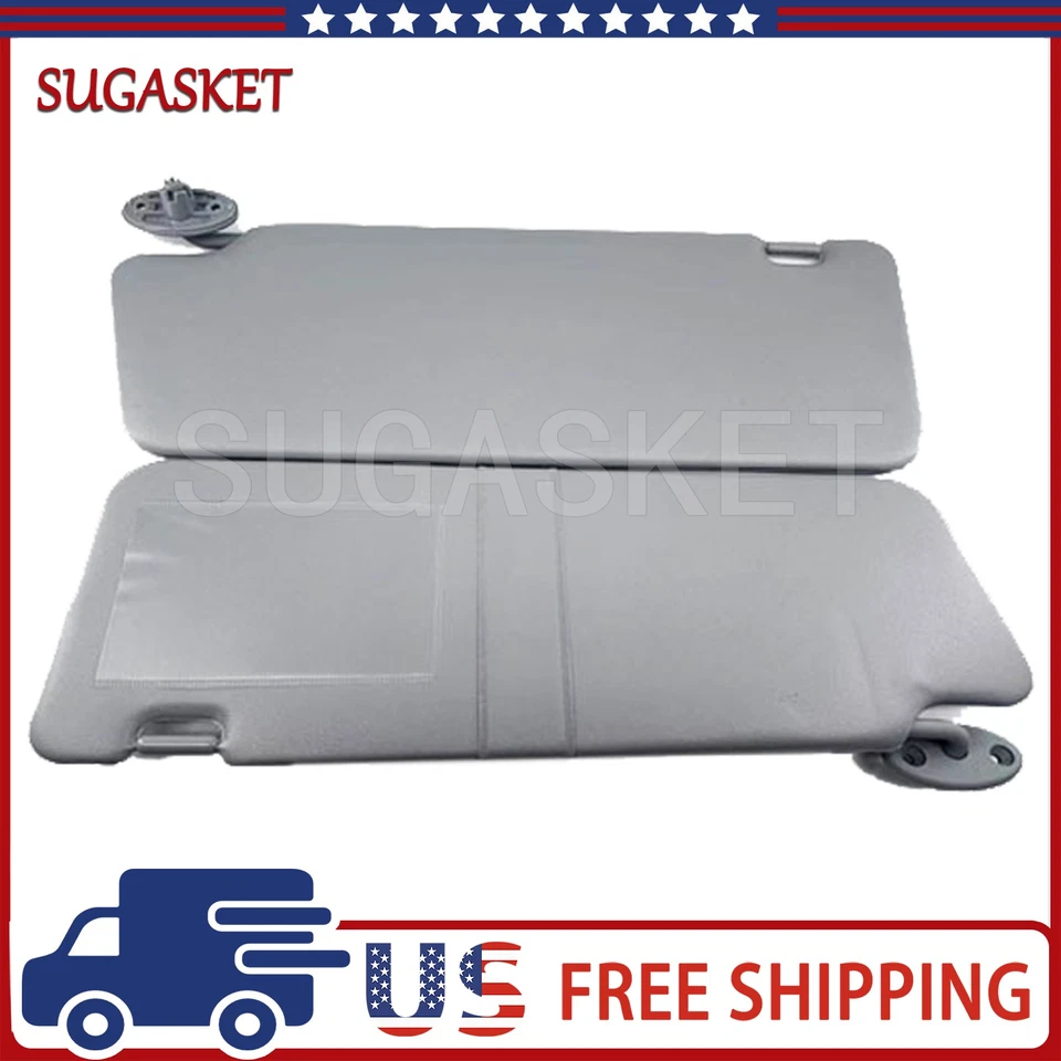 Parasol lateral izquierdo y derecho gris para Toyota Hilux Vigo Champ MK6 MK7 2005-2014 Foto 1 de 4