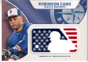 2017 Topps - MLB Independence Day Silhouetted Batter Logo Patch Robinson Cano... - Picture 1 of 2