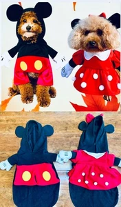 Mickey & Minnie Mouse Halloween-Kostüm für kleine Hunde Größe XL (13-18 Pfund) - Bild 1 von 9