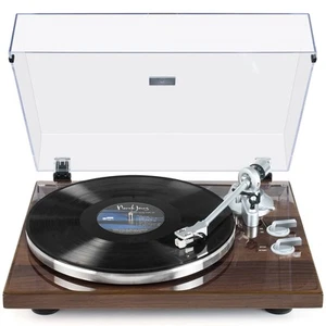 SeeYing Plattenspieler mit Riemenantrieb Bluetooth Vinyl-Schallplattenspieler... - Bild 1 von 9