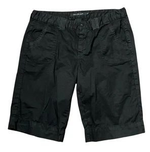 Calvin Klein Jeans Chino Shorts Damen W32 Größe 10 Schwarz Zip Fly Sommer - Bild 1 von 14