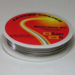 Nichrome 60 resistance wire, 20 AWG (gauge), 100 feet - Picture 1 of 2