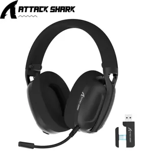 ATTACKSHARK L80 180g Tri-mode Gaming Headset with 5.1 Stereo Surround Sound - Picture 1 of 19