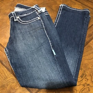 True Religion Super T Billy Tiffany Bright Neon Blue Jeans Women's Size 29 - Picture 1 of 18