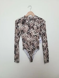 Originality Snake Print Bodysuit Size Medium - Picture 1 of 4