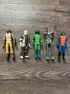 Lotto figurine vintage Star Wars Bounty Hunter Bossk IG-88 Dengar Greedo - Y907 - Foto 1 di 7
