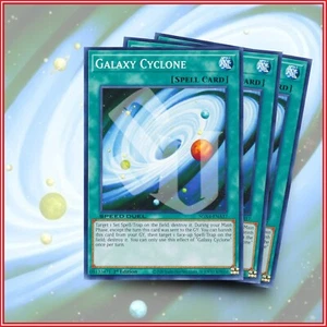 YuGiOh GALAXY CYCLONE x3 | SGX4 1st Edition GREAT CARD - Picture 1 of 2