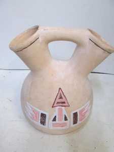 8" Vintage Native American / Mexico - Southwestern Handmade Pottery - Picture 1 of 3