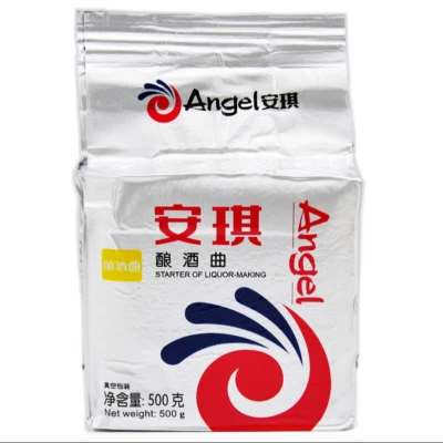 ANGEL 500g Active Dry Yeast for Alcohol Fermentation / White Wine Brewing with sacchar