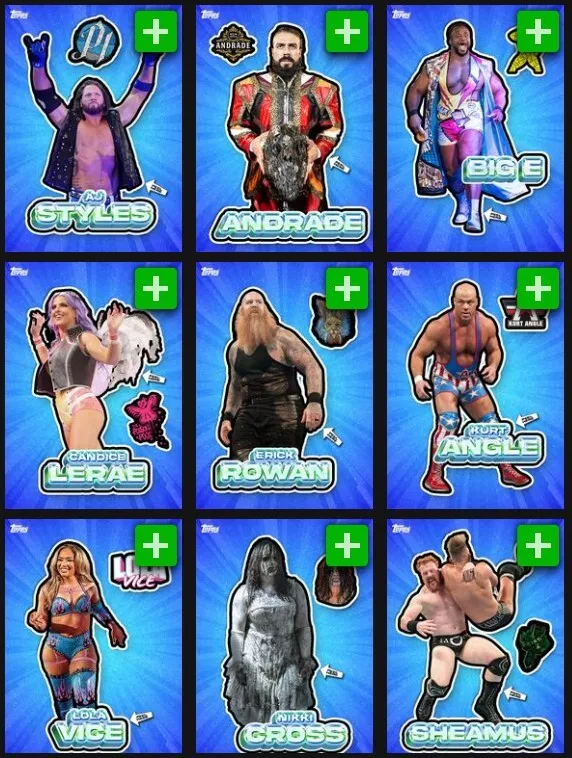 [DIGITAL] Topps Slam - Stickers 25 S1 - Blue - Pick - Image 1 of 1