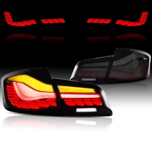 Luces traseras LED VLAND ahumadas para BMW Serie 5 2011-2016 con animación de inicio - Imagen 1 de 11