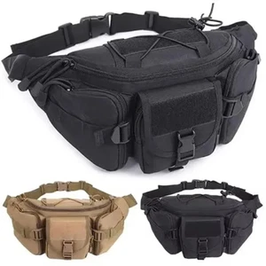 Taktische Bauchtasche Gürteltasche Militär Hüftgurt Outdoor Wandern Angeln USA - Bild 1 von 37