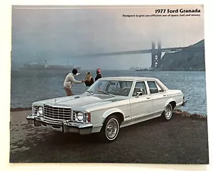 Oldtimer 1977 Ford Granada Händler Verkaufsprospekt Showroom Katalog - Bild 1 von 8