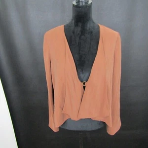 Antonio Melani Shirt Top Bluse One Clasp tiefer V-Ausschnitt Damen S braun - Bild 1 von 17