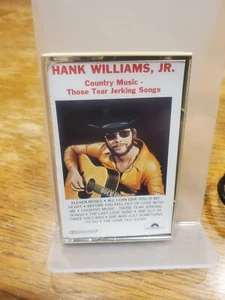HANK WILLIAMS, JR. -Country Music - "Those Tear Jerking Songs" (Cassette, 1989) - Picture 1 of 4