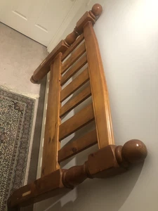 Handcrafted Timber Bedhead - Picture 1 of 4