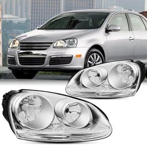 Conjunto de faros halógenos carcasa cromada número de pieza: VW2502127, VW2503127 - Imagen 1 de 5