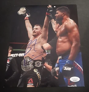 Stipe Miocic firmato 8x10 Jsa UFC autografato MMA - Foto 1 di 1